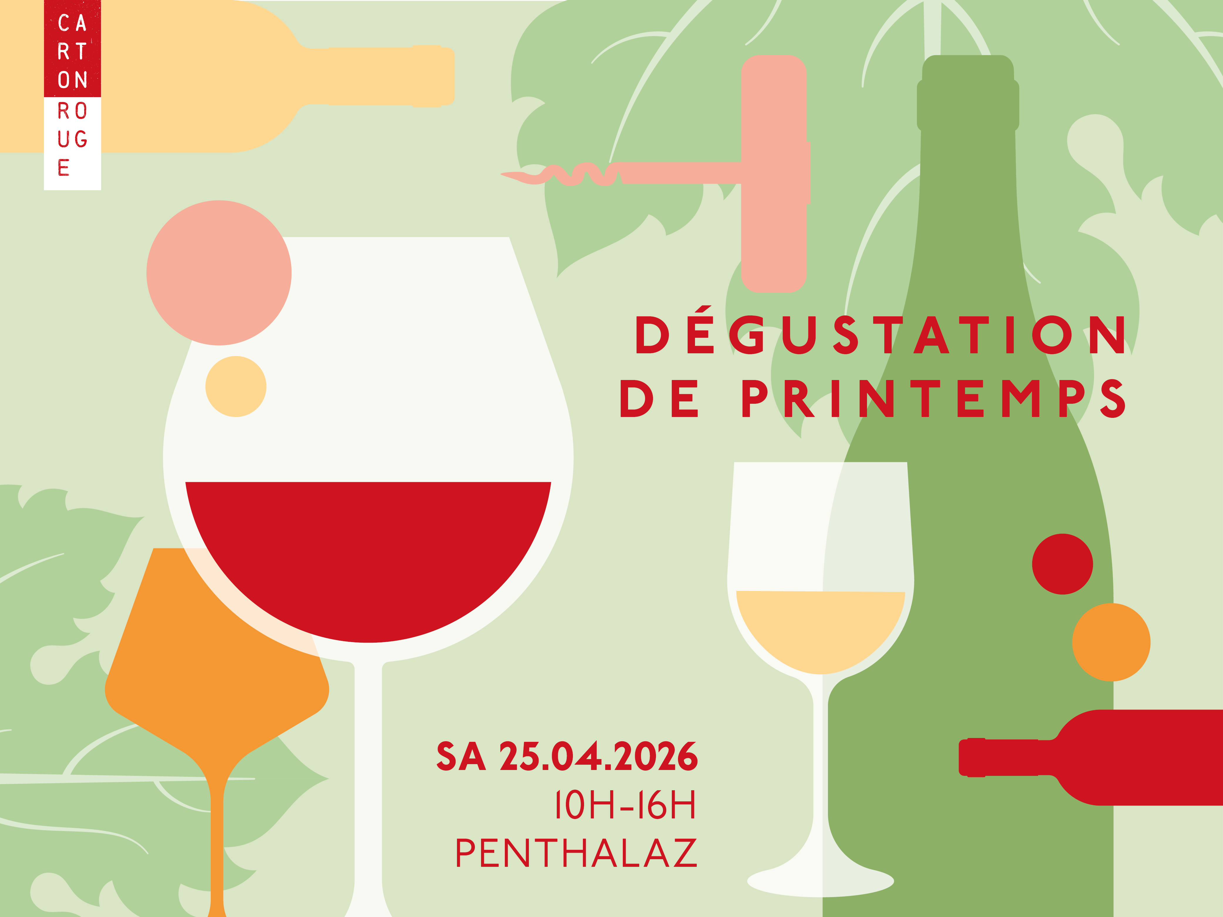 Dégustation de Printemps - 25 avril 2026